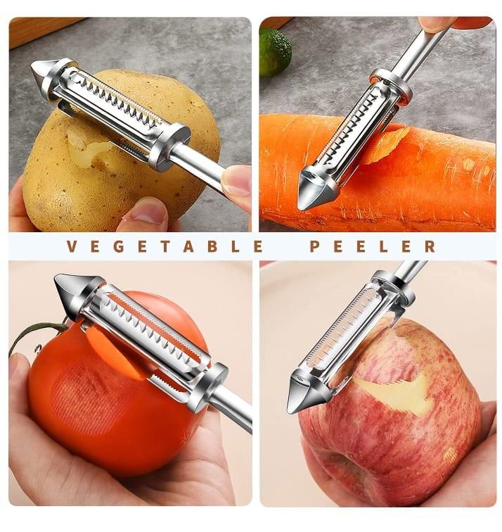 3-in-1 Multifunctional Stainless-Steel Peeler | π BUY 1 GET 1 FREE!