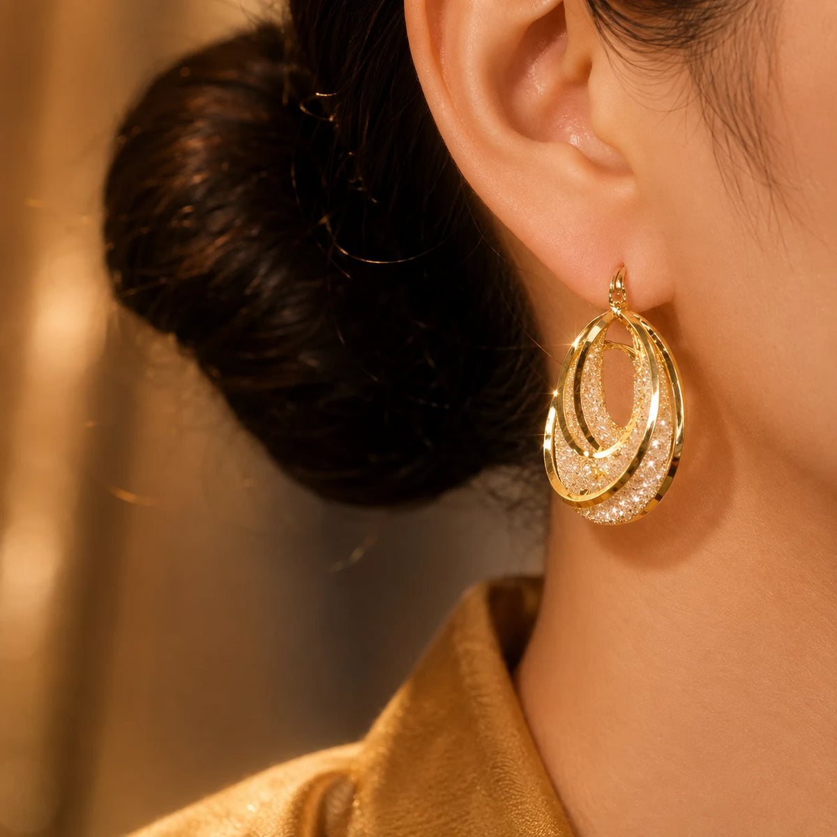 Celeste Luxe Hoop Earrings