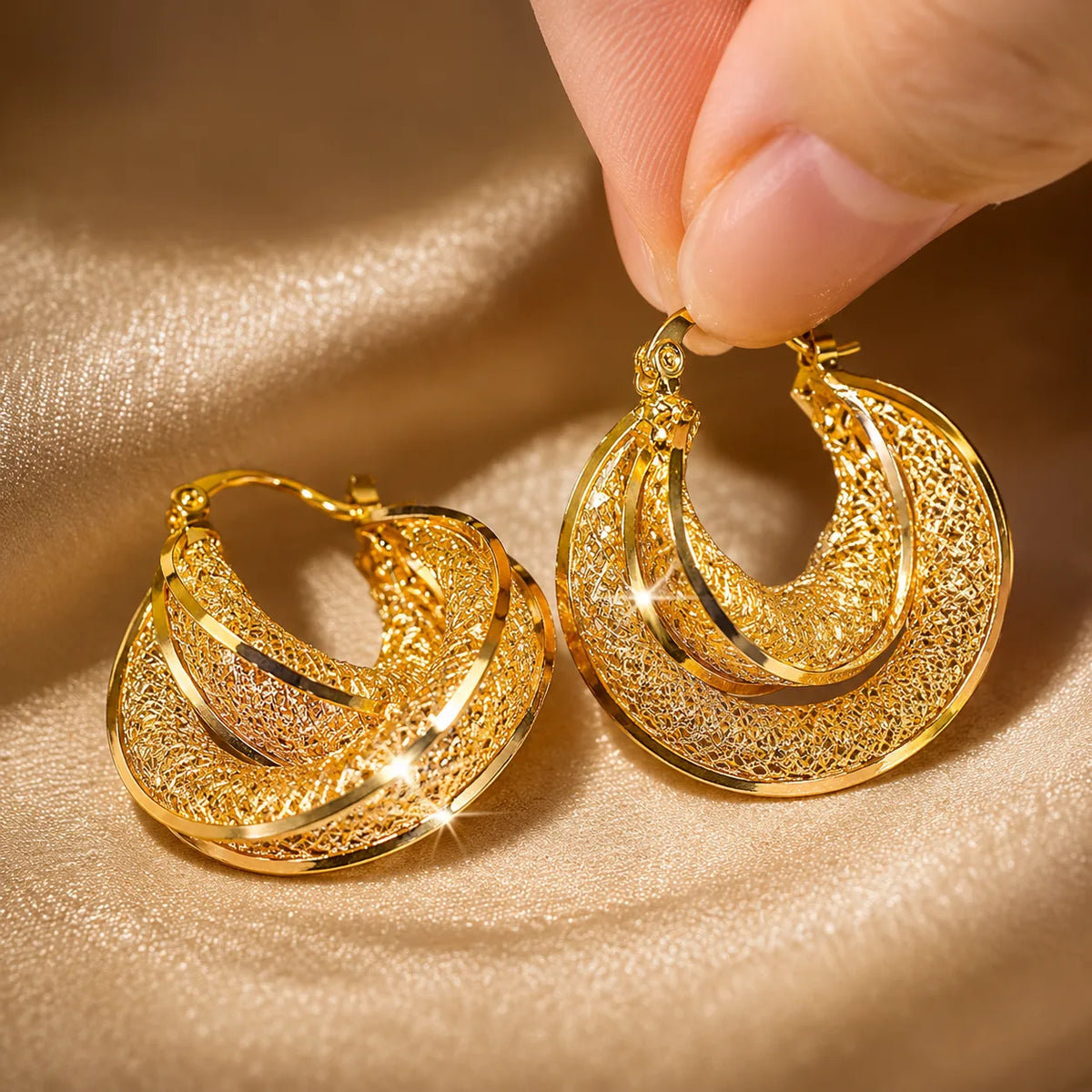 Celeste Luxe Hoop Earrings