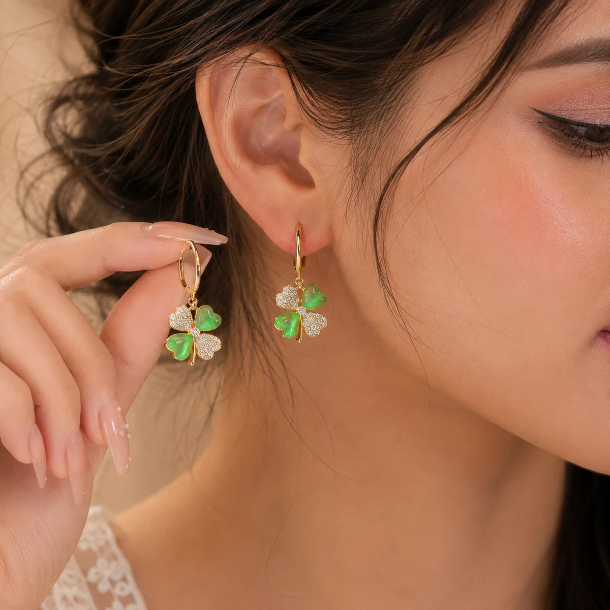 Clover Charm Earrings
