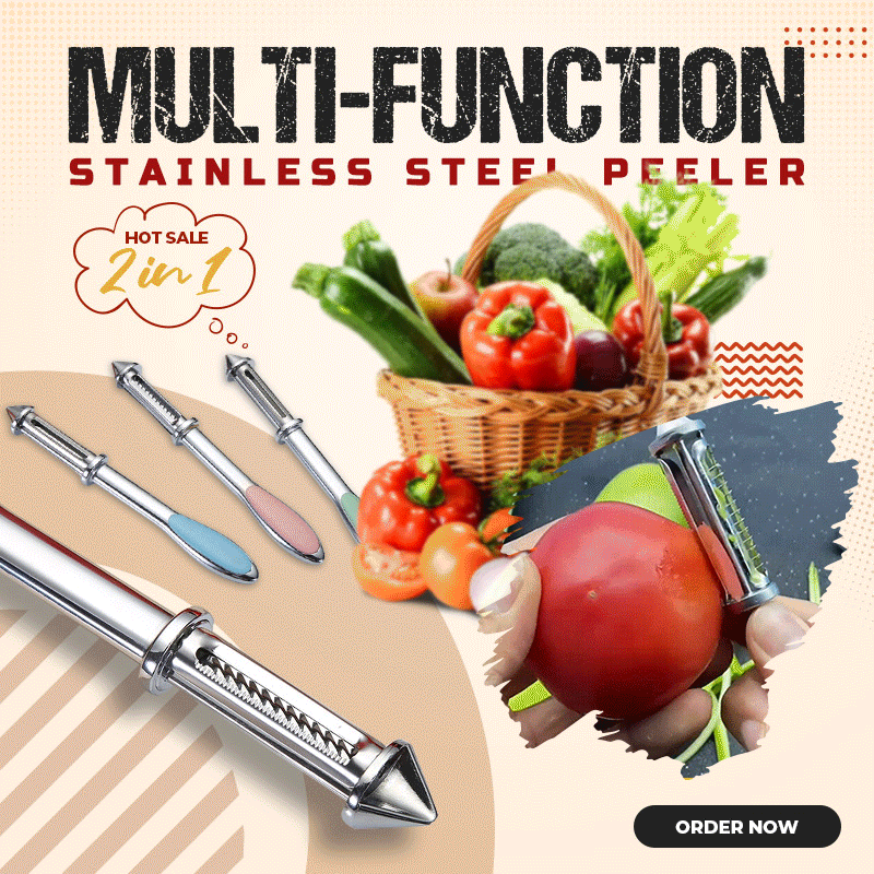 3-in-1 Multifunctional Stainless-Steel Peeler | π BUY 1 GET 1 FREE!