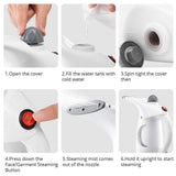 4 In 1 HandHeld Garment Steamer Pro & Beauty Facial Steamer
