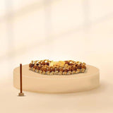 Gold Plated Divine Aura Rudraksha Bracelet