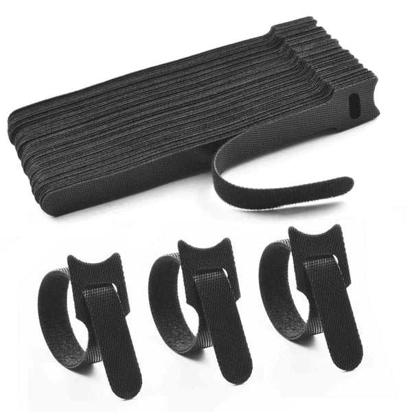 60-Pack All-Purpose Utility Straps (6") – Strong & Reusable Cinch Fasteners for Hoses, Tools, Plants & Storage