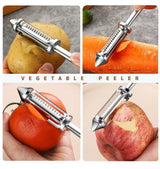 3-in-1 Multifunctional Stainless-Steel Peeler | 🎁 BUY 1 GET 1 FREE!