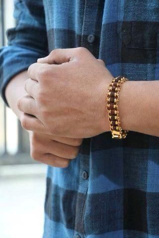 Gold Plated Divine Aura Rudraksha Bracelet