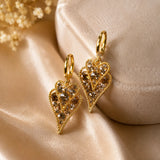 Amora Heart Hoop Earrings