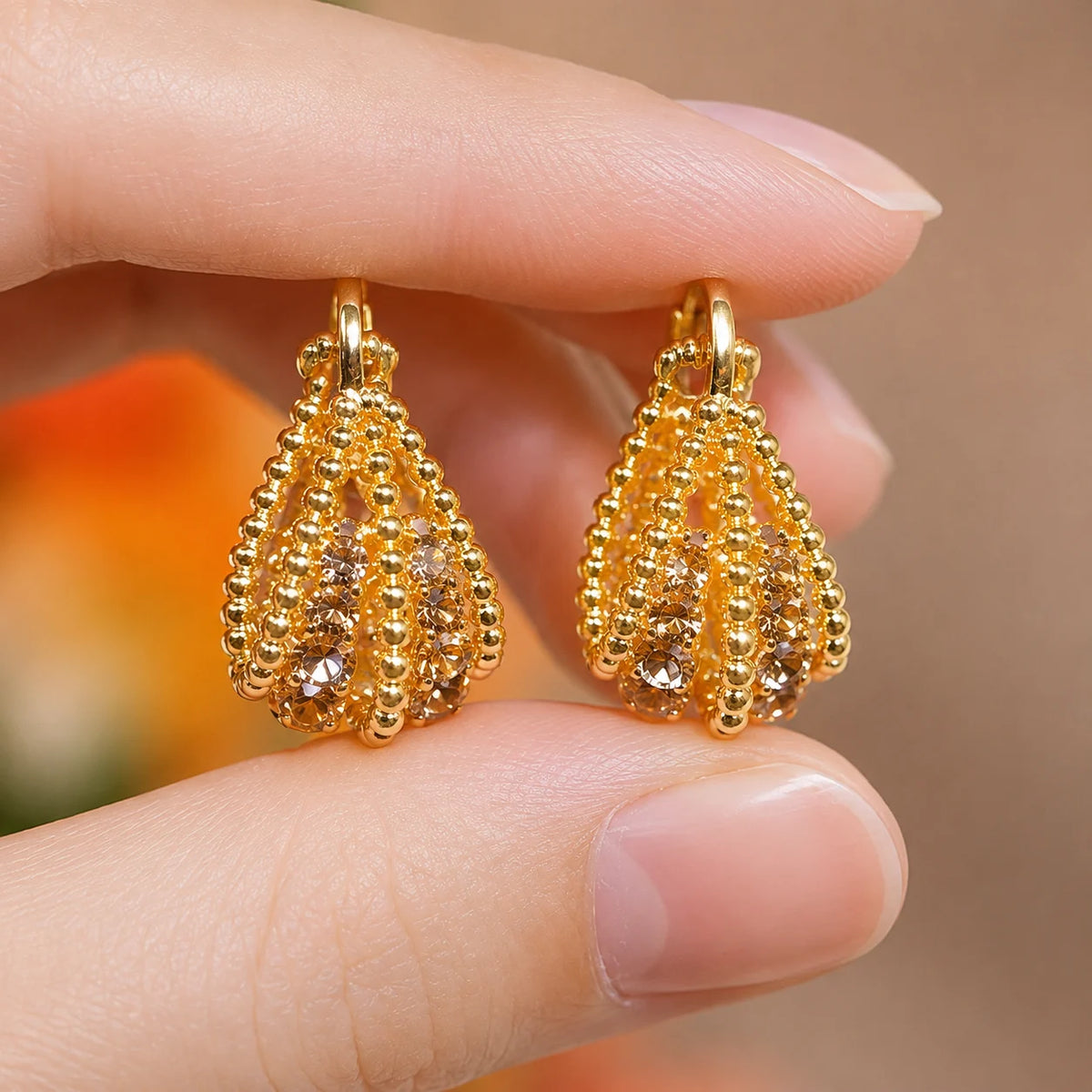 Aurielle Teardrop Hoop Earrings