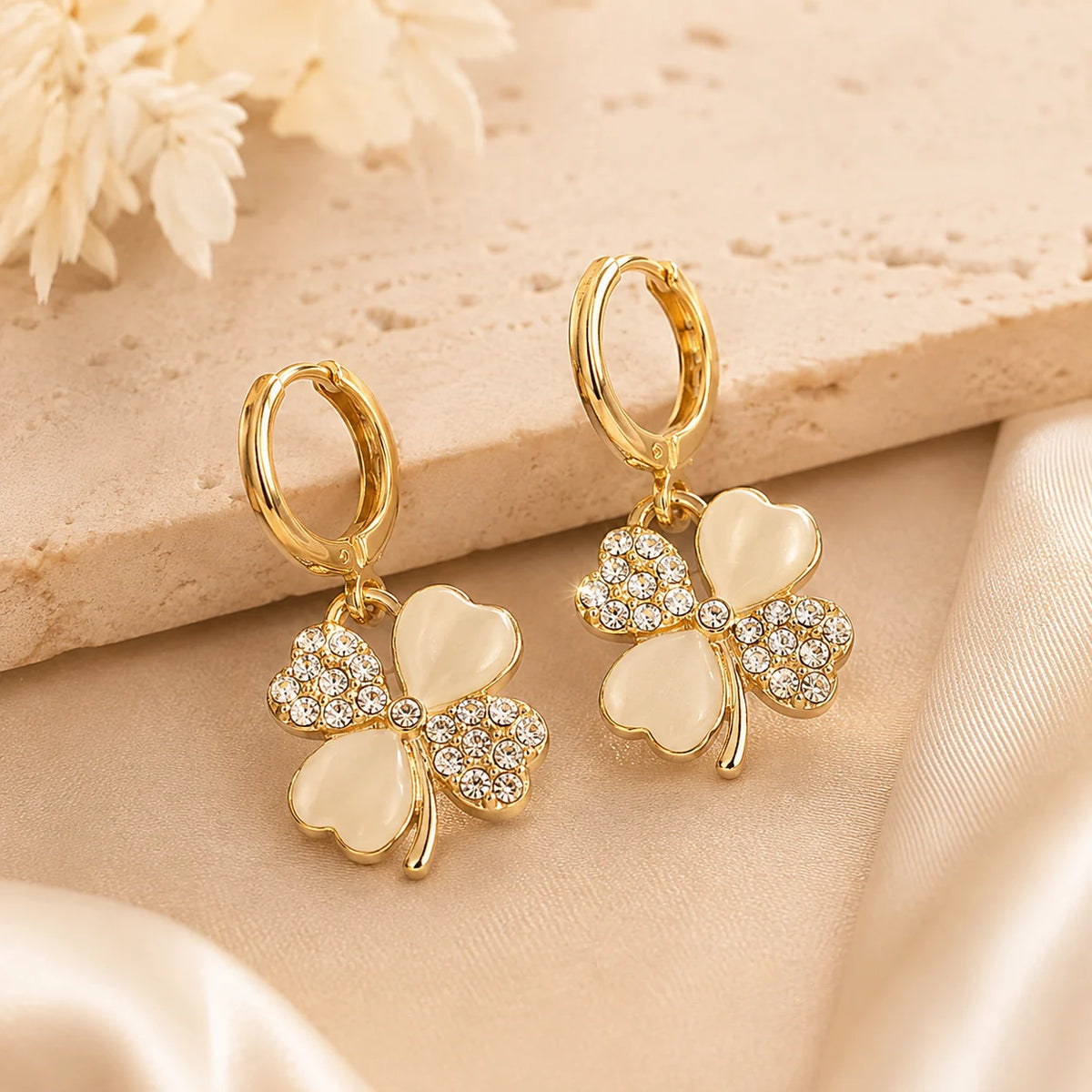 Clover Charm Earrings