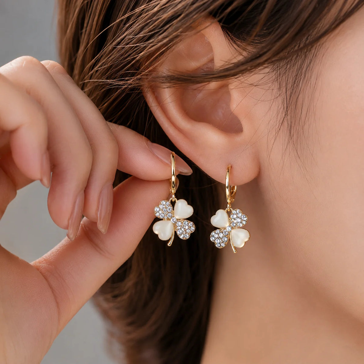 Clover Charm Earrings