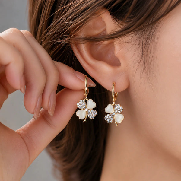 Clover Charm Earrings