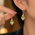 Teardrop Crystal Drop Earrings