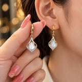 Teardrop Crystal Drop Earrings