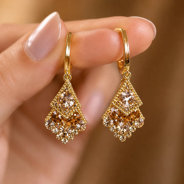Valencia Crystal Drop Earrings