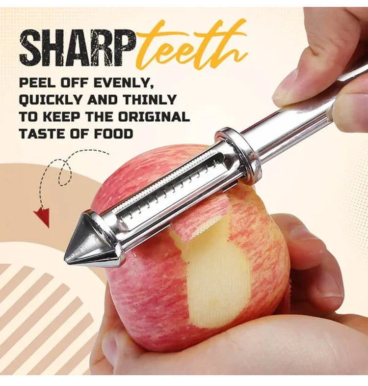 3-in-1 Multifunctional Stainless-Steel Peeler | 🎁 BUY 1 GET 1 FREE!