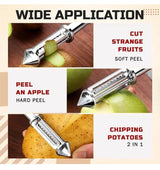 3-in-1 Multifunctional Stainless-Steel Peeler | 🎁 BUY 1 GET 1 FREE!